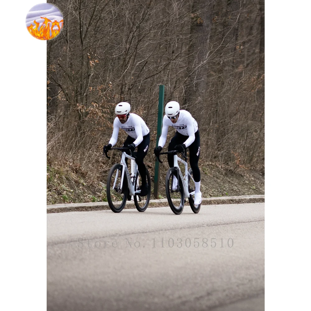 Cycling Commuter Jacket - RH77 Winter LongSleeves Cycling Jersey Winter