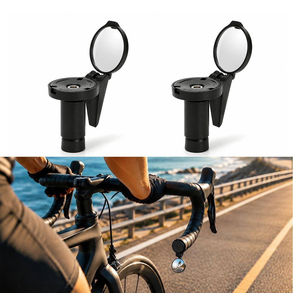 Mirror Handlebar Convex - Bicycle Handlebar End Mirror Bicycle RearView