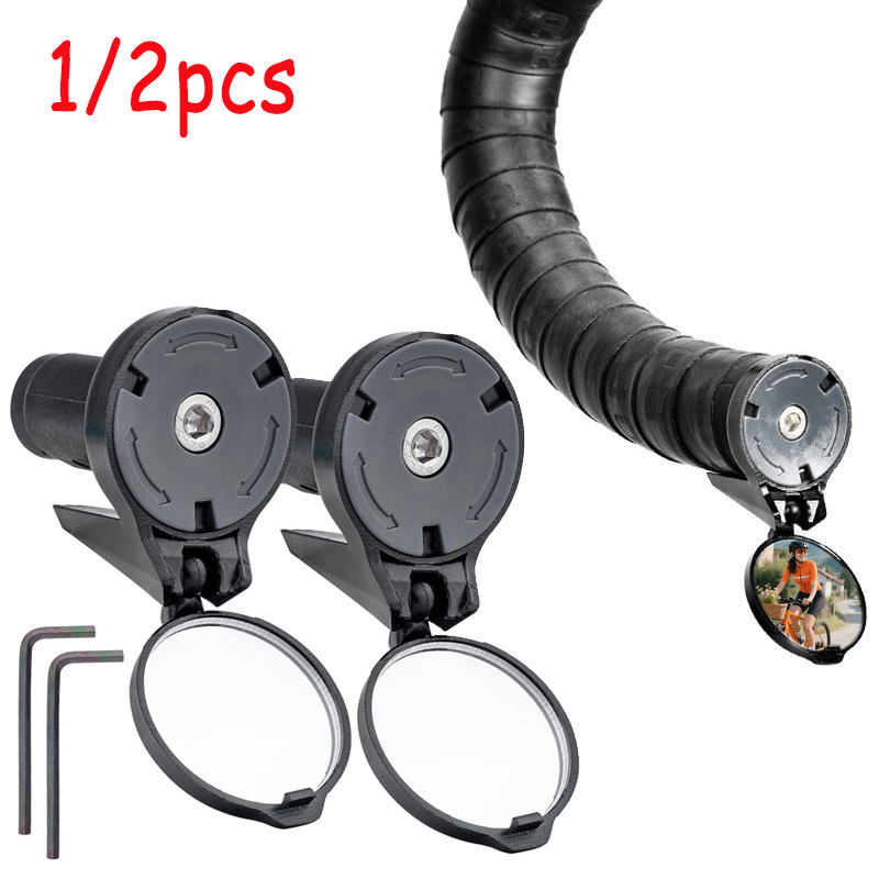 1/2pcs Bicycle Rearview Mirror - огляд і ціна Mirror Handlebar Convex