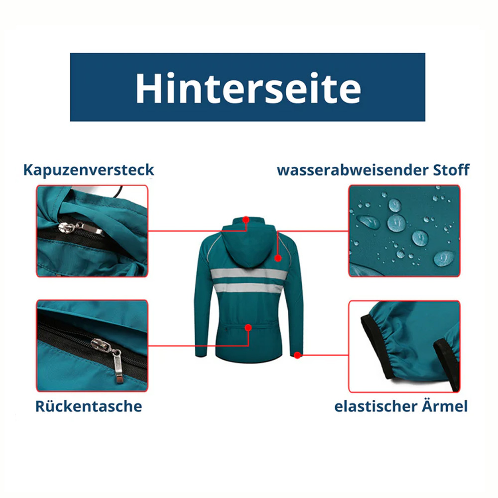 Men's Waterproof Cycling Jacke - огляд і ціна Cycling Commuter Jacket