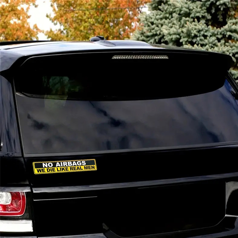 2pcs Caution NO AIRBAGS We Die - огляд і ціна Cycling Quote