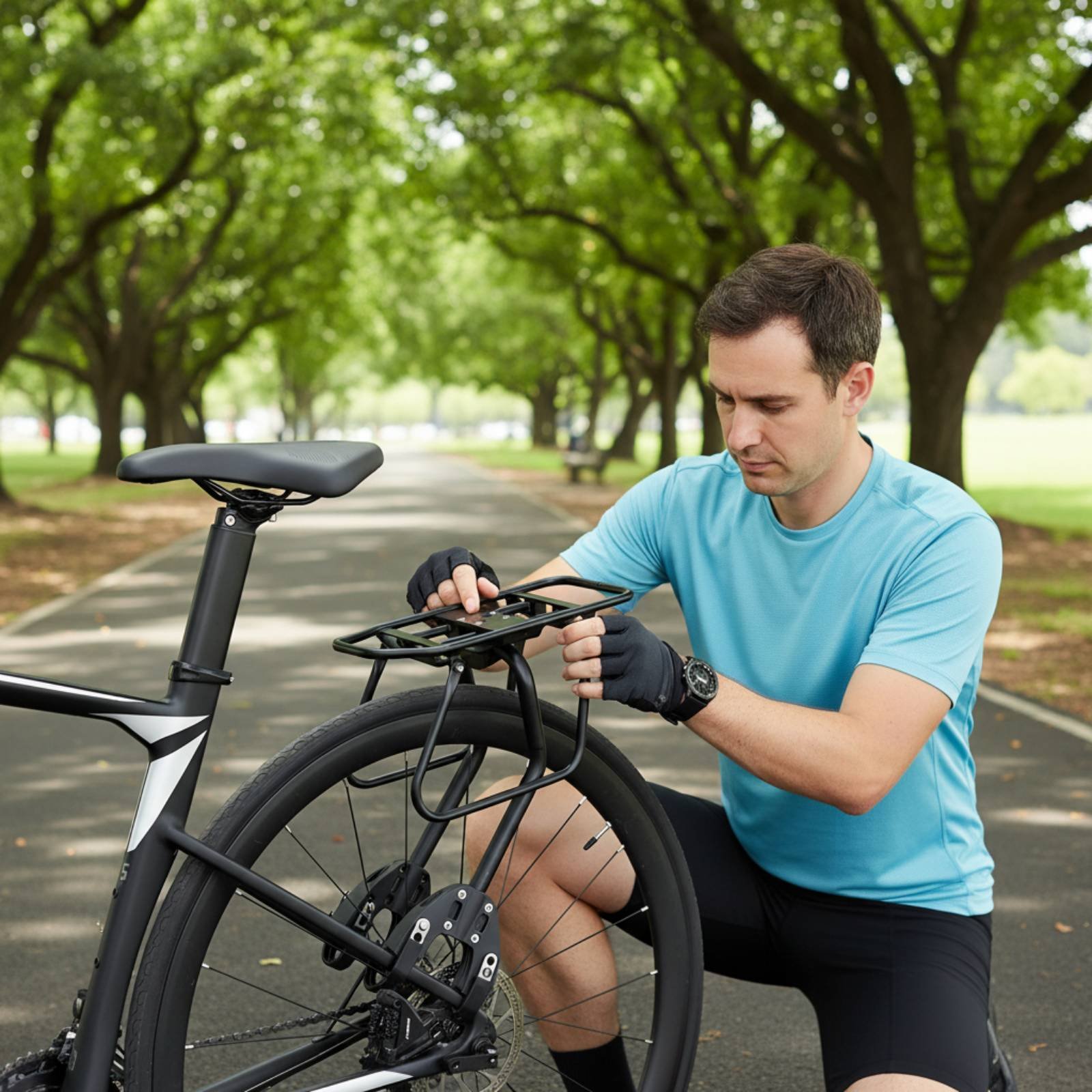 Cycle Rear Rack Lightweight Al - огляд і ціна Cycling For Commute