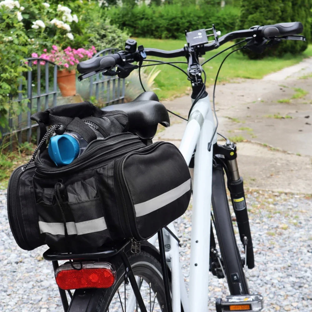 Bicycle Trunk Bag 27L Bicycle  - огляд і ціна Cycling Commute In Rain